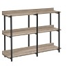 Lyngins Narrow Entryway Table with 2 Open Bottom Storage Shelves,Stylish Minimalist Console Table for Living Room - 2 of 4