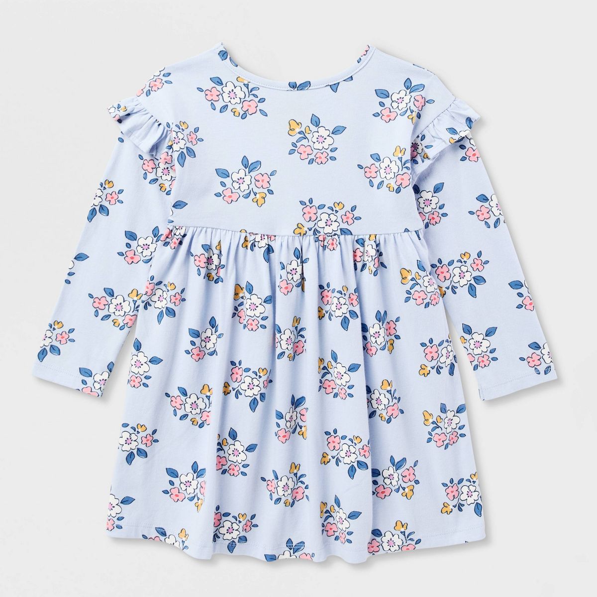 Baby & Toddler Girls' Long Sleeve Dress - Cat & Jack™ - thumbnail 3