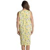 Just Love Womens Nightgown - Sleeveless Henley Oversized Sleepwear Gown - 3 of 3