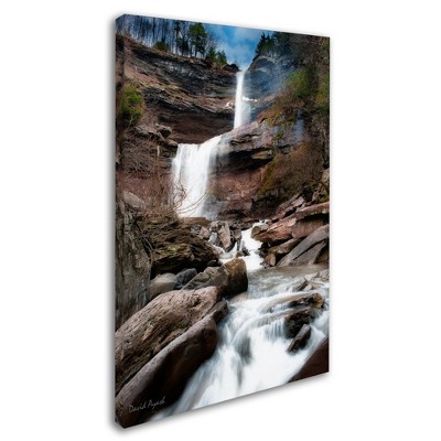 Trademark Fine Art -David Ayash 'Katerskill Fall' Canvas Art