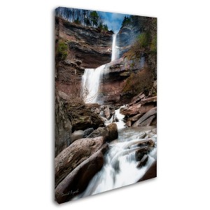 Trademark Fine Art -David Ayash 'Katerskill Fall' Canvas Art - 1 of 3