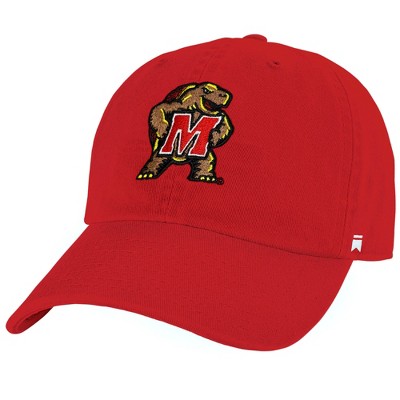 University Of Maryland Team Logo Adult Dad Cap Red OS