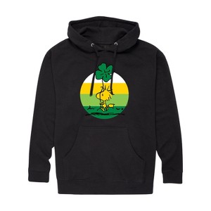 Men's - Peanuts - Snoopy's St. Patrick's Day Graphic Fleece Pullover Hoodie - 1 of 4