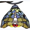 Chloe Lighting Sunniva Dragonfly Tiffany-Style 3 Light Chandelier 25 Inch Wide - 3 of 4