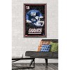 Trends International NFL New York Giants - Neon Helmet 23 Framed Wall Poster Prints - 2 of 4