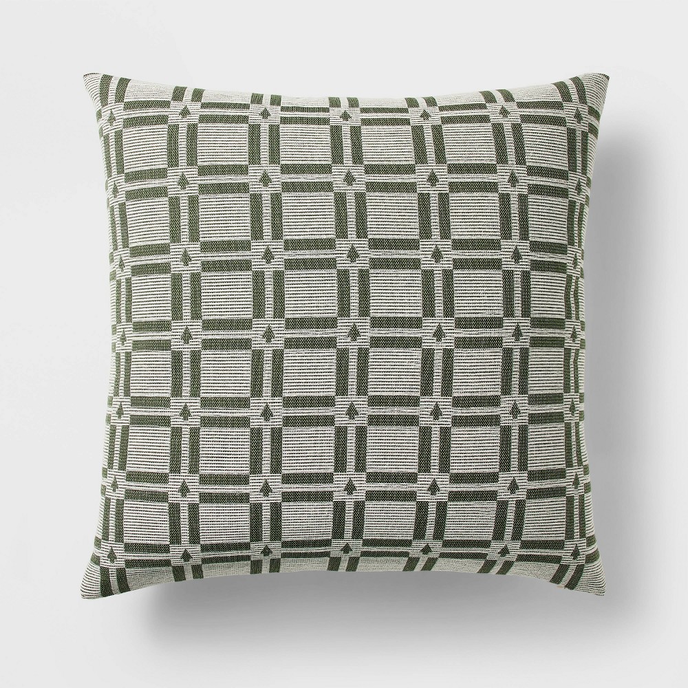 Oversized Woven Tree Square Throw Pillow - Threshold™ designed with Studio McGee