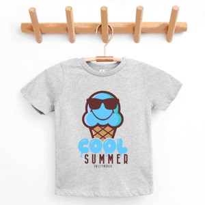 The Juniper Shop SmileyWorld Cool Summer Ice Cream Blue Youth Short Sleeve Tee - 1 of 4
