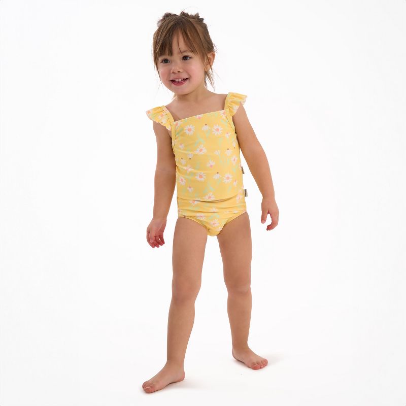 Gerber Toddler Girls' Swimsuit - 2-Piece, 3 of 10