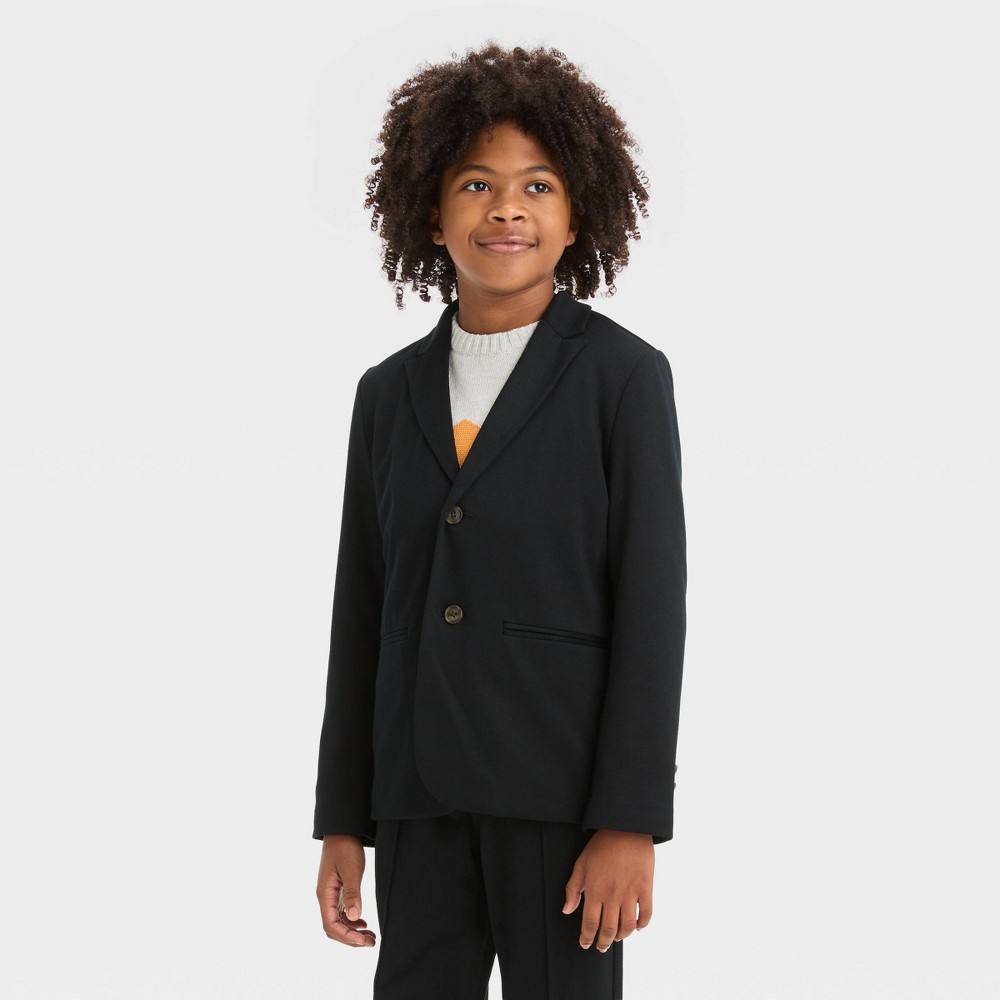 Boys' Knit Blazer - Cat & Jack™ Black 8