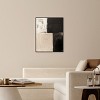 Art Remedy Checkered Abstract Shapes Wall Art Framed - 2 of 4
