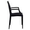 LeisureMod Mace Modern Dining Arm Chair for Indoor and Outdoor Home, Set of 4 - 4 of 4