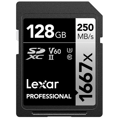 Lexar Professional SILVER Series 1667x SDXC UHS-II Card (128 GB)