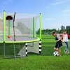 BestParts 16FT Trampoline with Basketball Hoop, Ladder & Soccer Goal, Safety Enclosure for Outdoor Fun, Green - 2 of 4