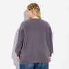 Women's Nightmare Before Xmas Graphic Sweatshirt - Charcoal Gray - 3 of 3
