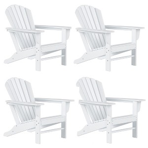 WestinTrends Dylan HDPE Outdoor Patio Adirondack Chair (Set of 4) - 1 of 4