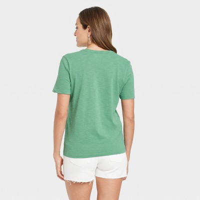 Louisville Slugger Youth Loose-Fit Shorts Sleeve Shirt Optic Green X-Large 