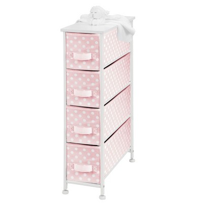 Mdesign Narrow Dresser Storage Organizer Tower, 4 Drawers Target