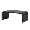 VYNXARIA Curved Art Deco Minimalist Coffee Table for Elegant Living Spaces - 3 of 4