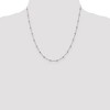 Black Bow Jewelry 1.15mm, Sterling Silver Diamond Cut Fancy Beaded Chain Necklace - 2 of 4