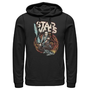 Men's Star Wars: The Rise of Skywalker Rey Retro Swirl Pull Over Hoodie - 1 of 3