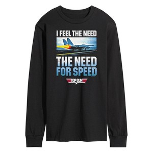 Men's - Top Gun - I Feel The Need Long Sleeve Graphic T-Shirt - 1 of 4