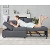 AMERLIFE 3-in-1 Convertible Sleeper Sofa, Adjustable Backrest, Ottoman Couch Bed - 4 of 4