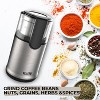 Electric Coffee Blade Grinder/Cleaning Brush with Removable 4.5oz Cup Stainless Steel: Kaffe Coffee Grinder for Beans - 3 of 4