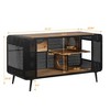 Kumasinova 55" Spacious Cat House with Tempered Glass,Modern Cat Cage for Living Room,Study Room&Hallway,Indoor Cat Furniture with Shelves - 2 of 4