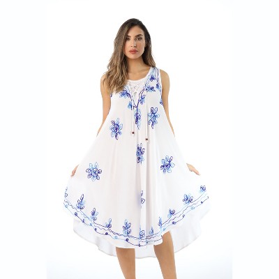 Riviera Sun Tie Dye Summer Dress - Beach Cover Up