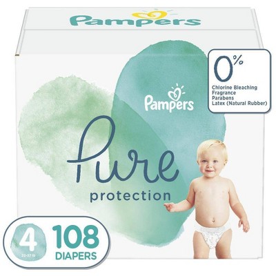 pampers pure diapers target