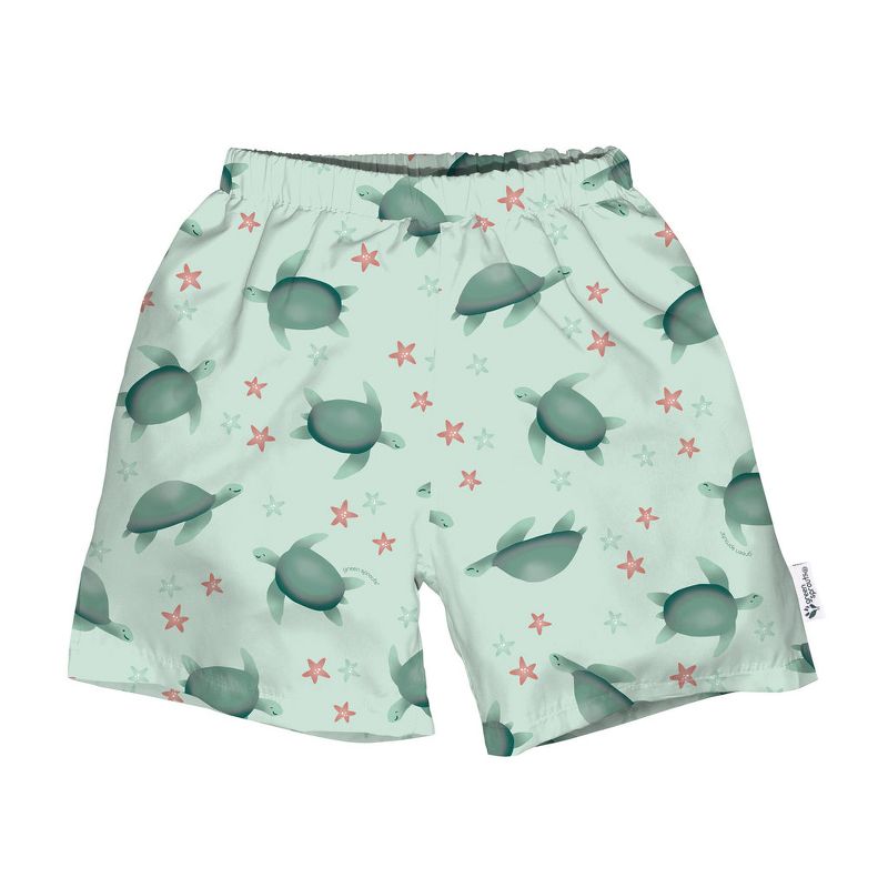 Green Sprouts Baby/Toddler Boys' Eco Swim Trunks with Built-in Swim Diaper, 1 of 4