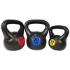 Wide Grip Kettlebell Exercise Fitness Weight Set, 3-Pieces - 2 of 4