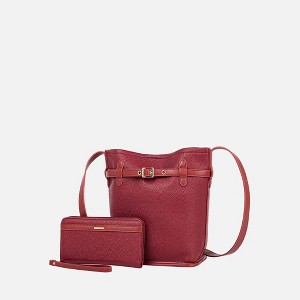 MKF Collection Odette Women’s 2-Piece Bucket Bag & Wallet by Mia K - 1 of 4