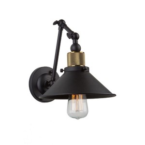 Artcraft Lighting Jersey 1 - Light Sconce in  Vintage Brass - 1 of 1