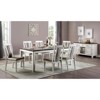 Vynxaria Set of 2 Beige Upholstered Dining Chairs with Tufted Backs and Nail - Head Trim, Ideal for Living Room & Dining Room - 2 of 4