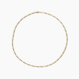sanctuaire Dainty Detailed Chain Necklace 14K Solid Gold - 1 of 3