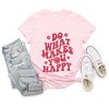 Simply Sage Market Makes You Happy Flowers Short Sleeve Tee - 3 of 4