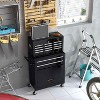 Belatt Tool Box, Lockable Rolling Tool Storage Cabinet, 8 Drawer Organizer for Garage and Workshop - Black Steel - 4 of 4
