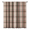 Emanuela Carratoni Tartan Theme On Pink 50" x 96" Single Panel Room Darkening Window Curtain - Deny Designs - 3 of 4