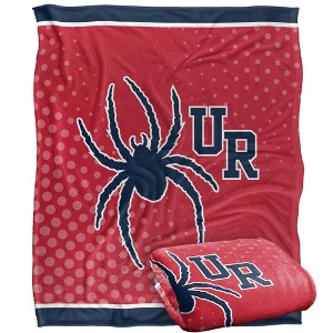 University Of Richmond Logo Dots Silky 50x60 Blanket, 1 Sided - 1 of 4