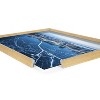 Kate and Laurel Blake Icy Veins of Winter-Madison Wisconsin Framed Printed Glass by Pete Olsen, 18x24, Natural - 3 of 4