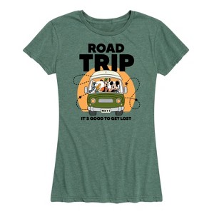 Women's - Disney - It's Good To Get Lost Van Short Sleeve Graphic T-Shirt - 1 of 4
