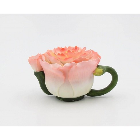 Kevins Gift Shoppe Ceramic Mini Peony Flower Teapot Figurine - image 1 of 4