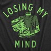 Mens Losing My Mind T Shirt Funny Halloween Headless Zombie Tee For Guys - Crazy Dog Men's T Shirt - 2 of 4