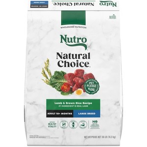 Nutro Natural Choice Lamb, Vegetable and Rice Flavor Large Breed Adult Dry Dog Food - 1 of 4