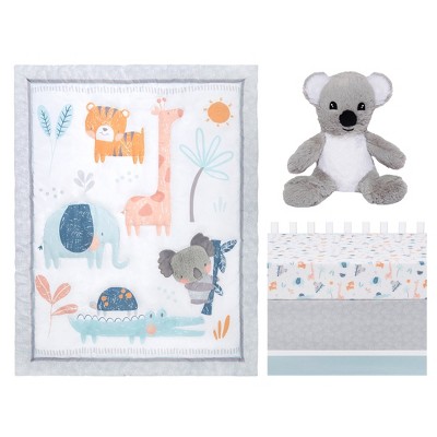 Image of Sammy & Lou Koala & Friends Baby Nursery Crib Bedding Set - 4pc