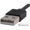 Monoprice Cabernet Series Apple MFi Certified Flat Lightning to USB Charge & Sync Cable - 4ft Black for iPhone X, 8, 8 Plus, 7, 7 Plus, 6, 6 Plus, 5S - 4 of 4