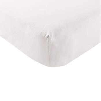 Touched by Nature Baby Organic Cotton Crib Sheet, White, One Size