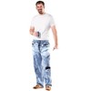 Collections Etc Faux Denim Soft Cotton Lounge Pant - Drawstring Waistband for Great Fit and Maximum Comfort - 2 of 3