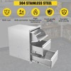 Outdoor Kitchen Drawers with Dividers, Stainless Steel Built-In Single Barbecue Drawer, Built-In Kitchen Island Access Drawer with Ventilation Panel - 4 of 4
